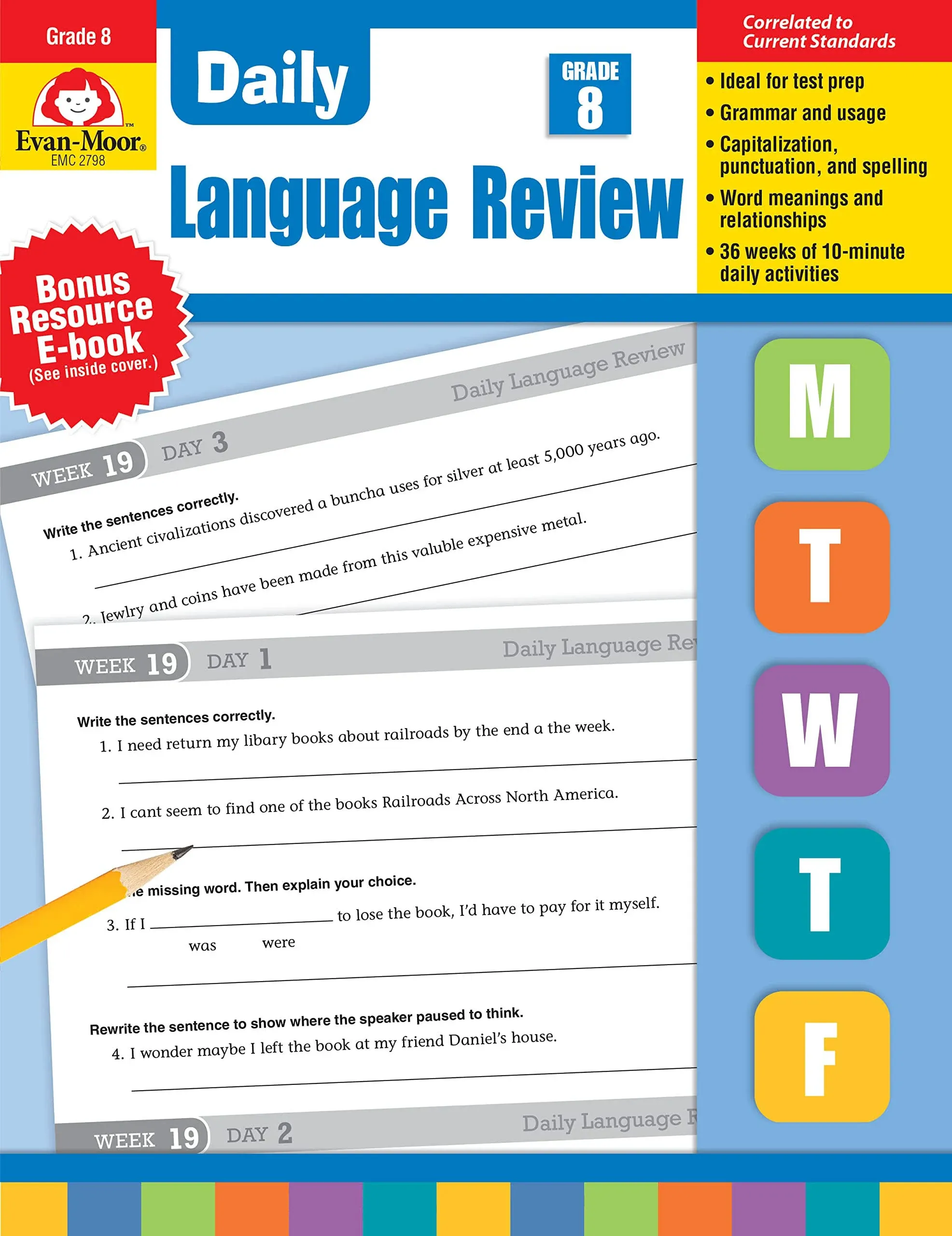 Daily Language Review, Grade 8 Te [Book]