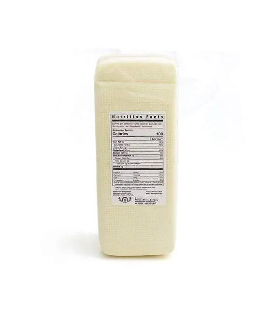 Brick- Wisconsin Cheese - Mild Brick Cheese (2lb)