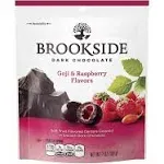 Brookside Dark Chocolate Candy, Goji & Raspberry, 7 Ounce (Pack of 4)