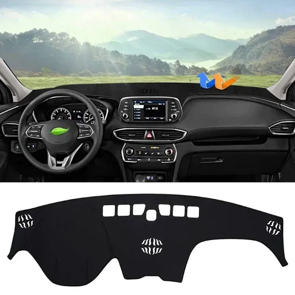 Autorder Custom Fit for Dashboard Cover Mat Hyundai Santa Fe 2019 2020 2021 2022 ...