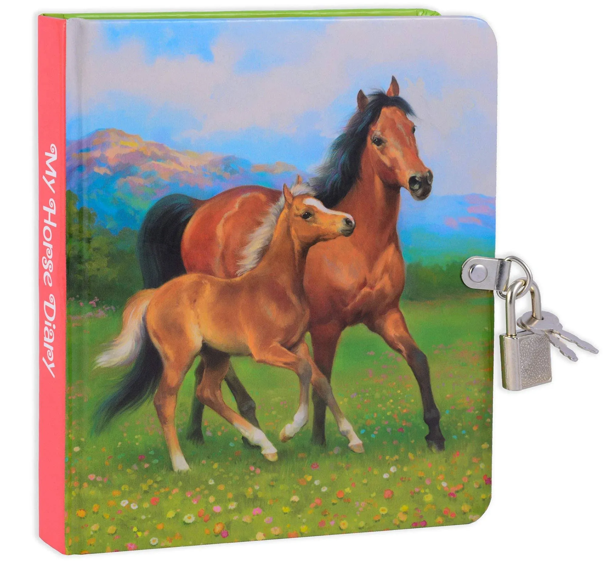 Mollybee Kids My Horse Lock and Key Diary