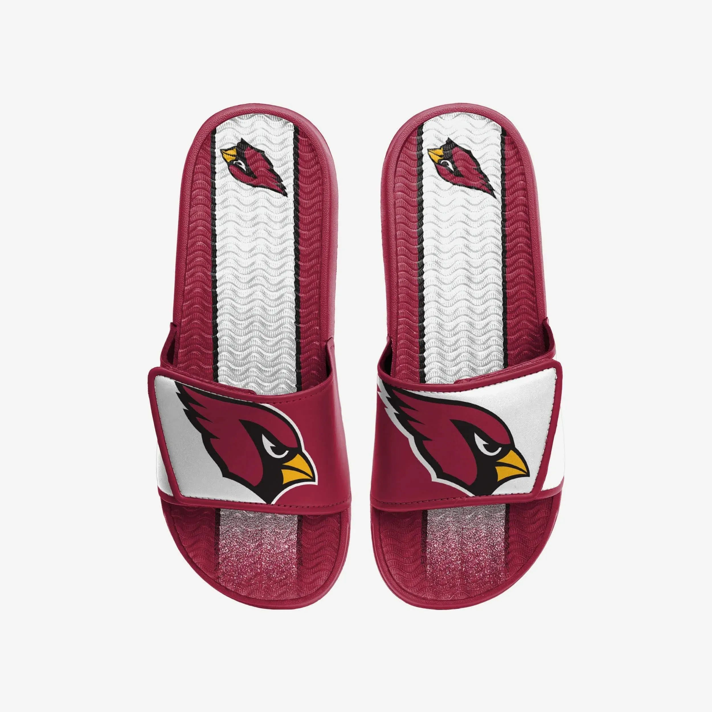 FOCO Men's NFL Team Logo Sport Shower Foam Slide Flip Flop Sandals