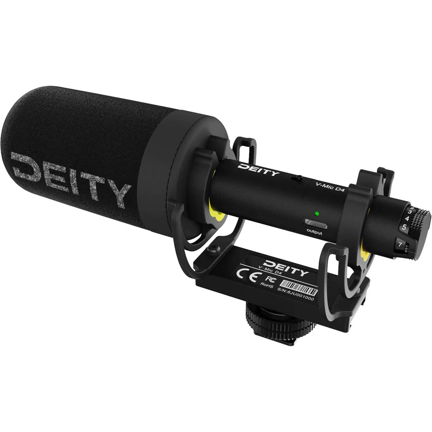 Deity V-Mic D4 DUO Dual Capsule Directional Shotgun Microphone Condenser Recording Microphone for DSLR IpadOS Computers Smartphones