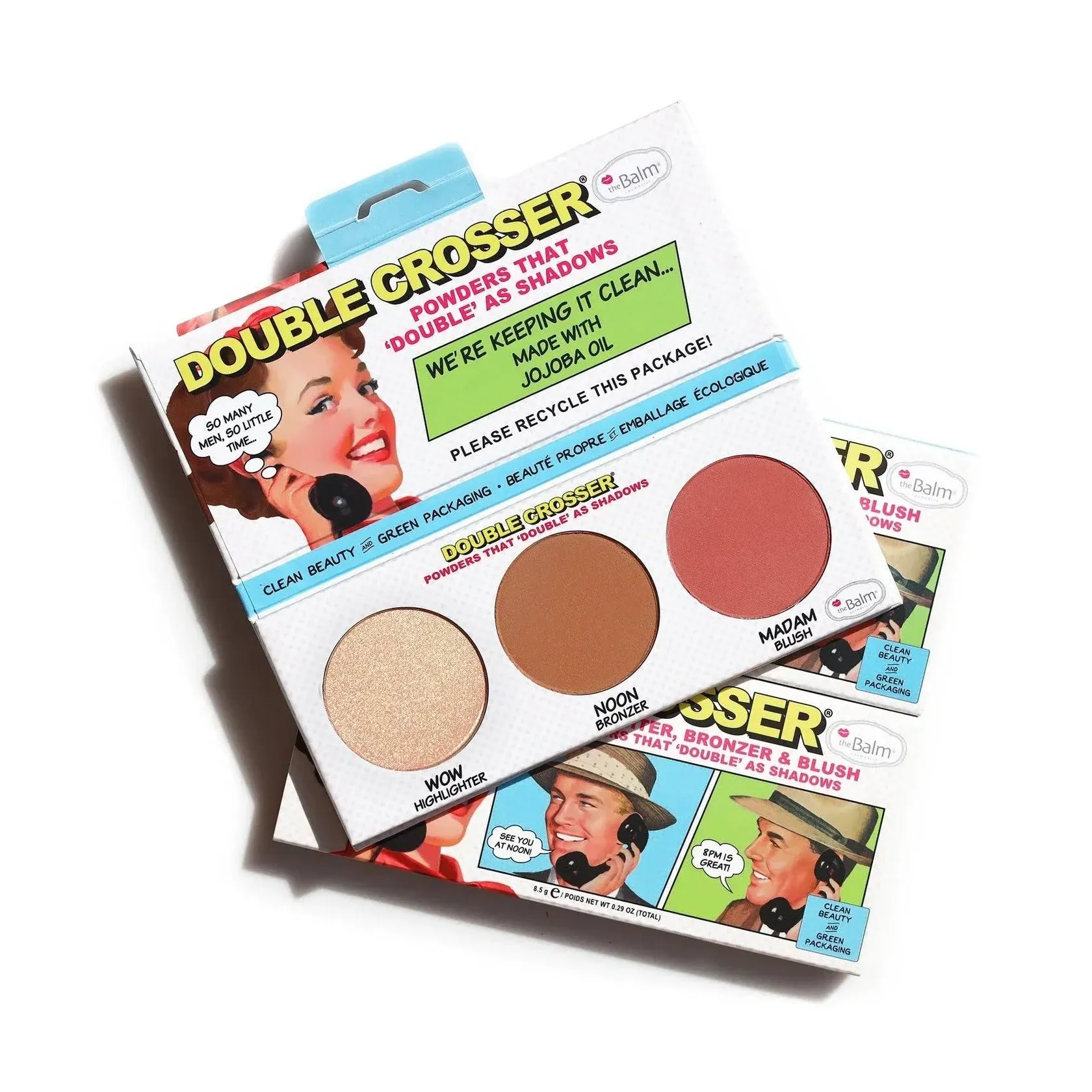 TheBalm Double Crosser Palette highlighter, bronzer and blush 1 pc