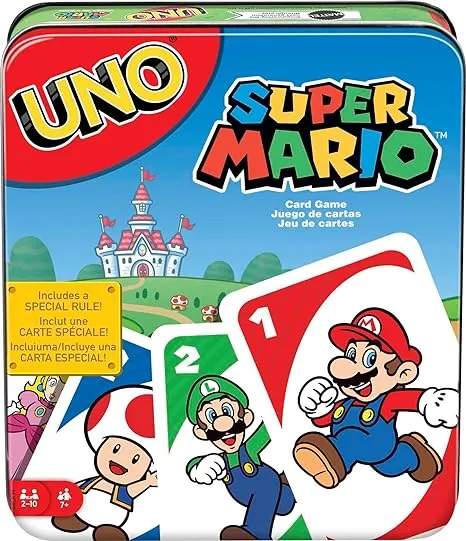 Mattel Super Mario UNO Cards