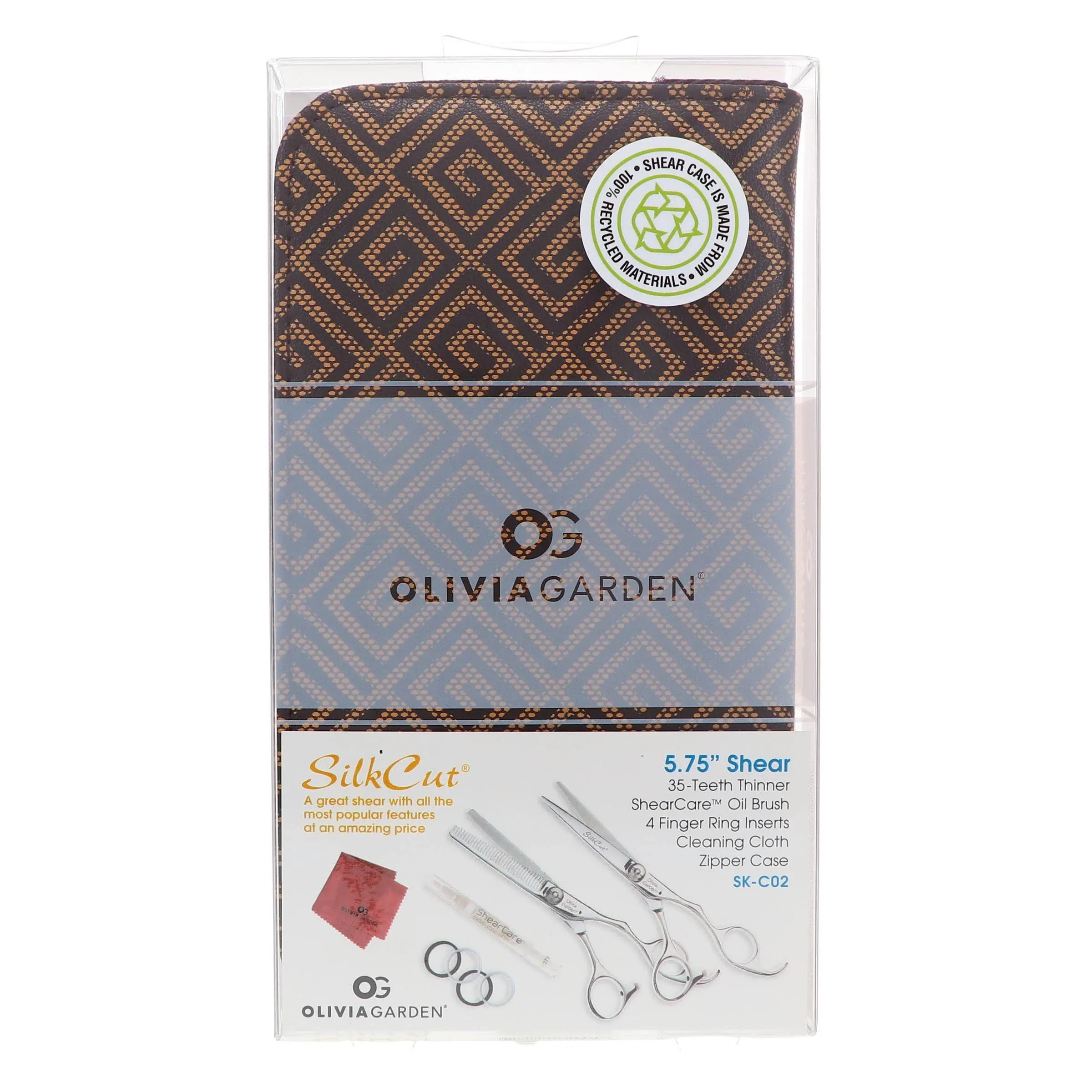 Olivia Garden SilkCut Shear and Thinner Zipper Case Deal