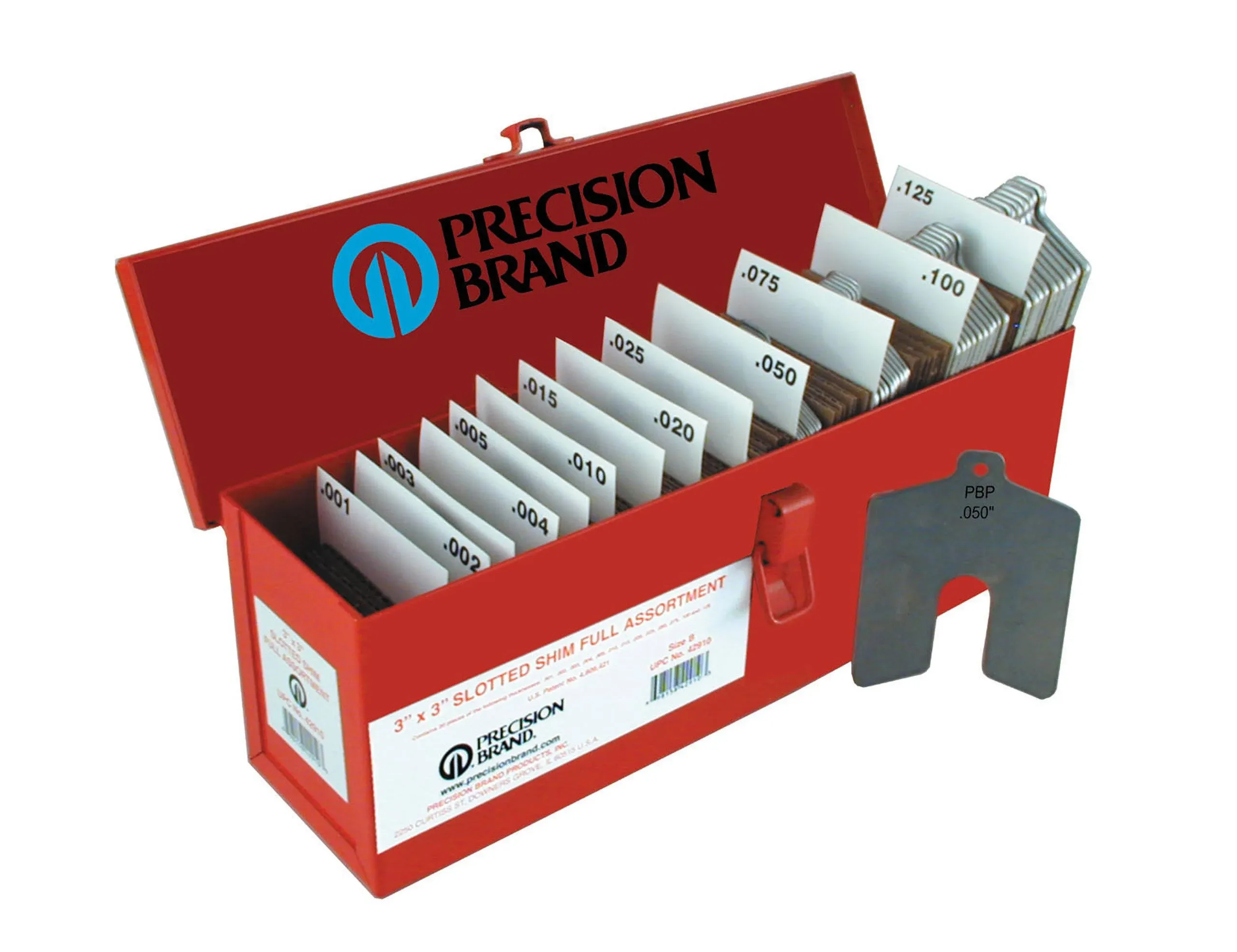 Precision Brand 42920 Slotted Shim Assortment Kits