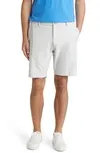 Shop Peter Millar Salem Carts Performance Shorts In British Grey