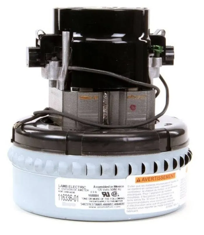 Ametek 120V Vacuum Motor 2 Stage 5.7" Dia 116336-01