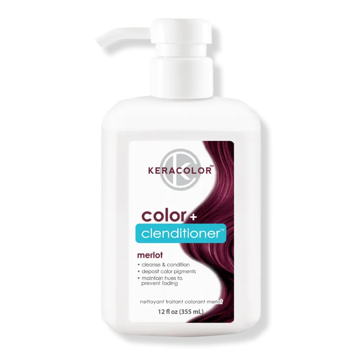 Keracolor Clenditioner Hair Dye - Semi Permanent Hair Color Depositing Conditioner, Cruelty-free, 20 Colors