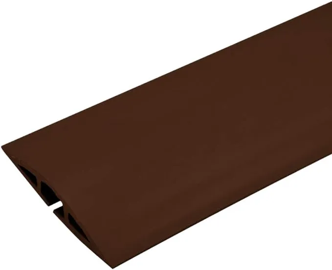 Legrand Wiremold CDB-5 Corduct 5 Foot Cord Cover for Floors, Holds 1 Cord or Cable, Brown (1 Pack)