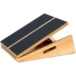 StrongTek Professional Wooden Slant Board, Adjustable Incline Board and Calf Stretcher, Stretch Board - Extra Side-Handle Design for Portability