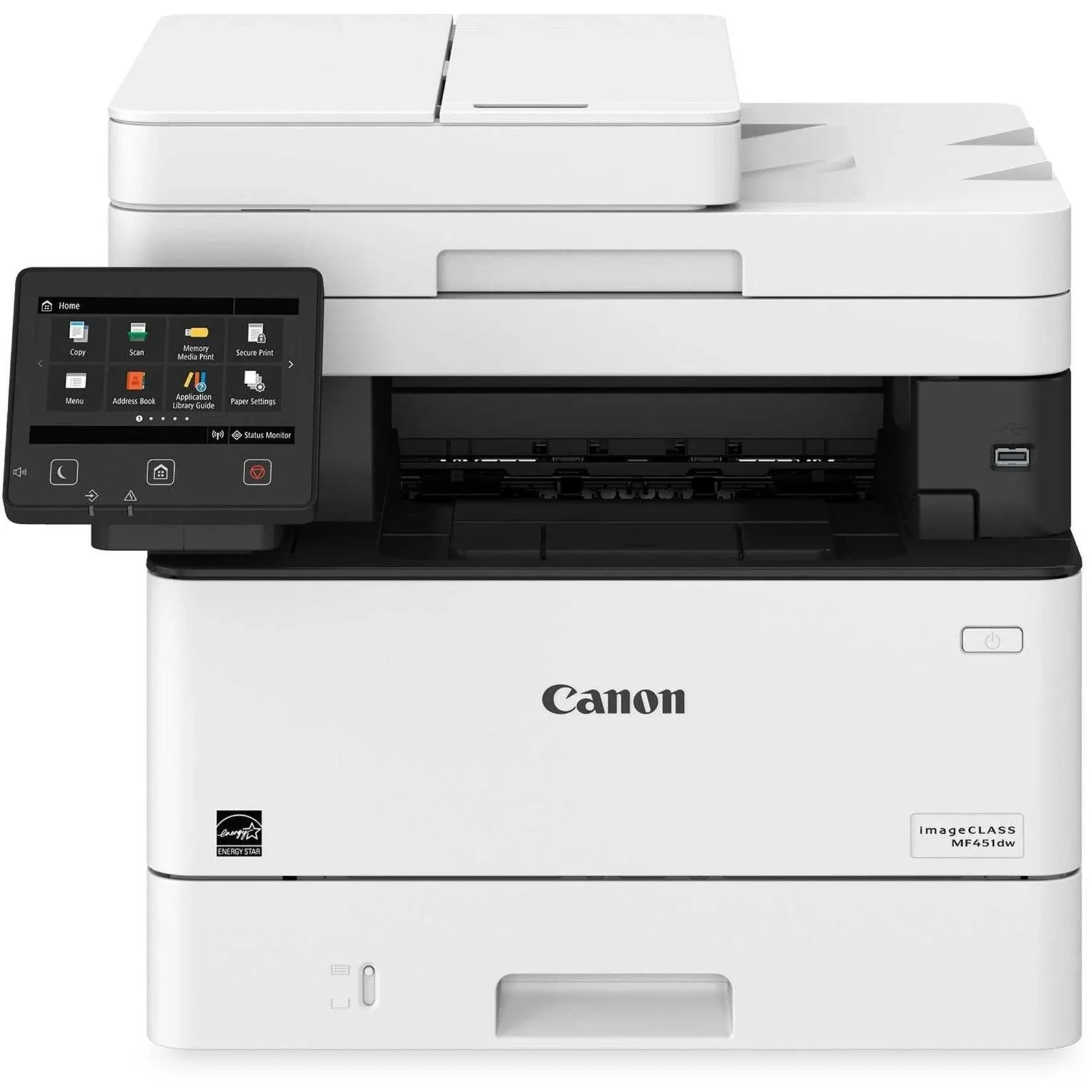 Canon - imageCLASS MF451dw Wireless Black-and-White All-In-One Laser Printer - White