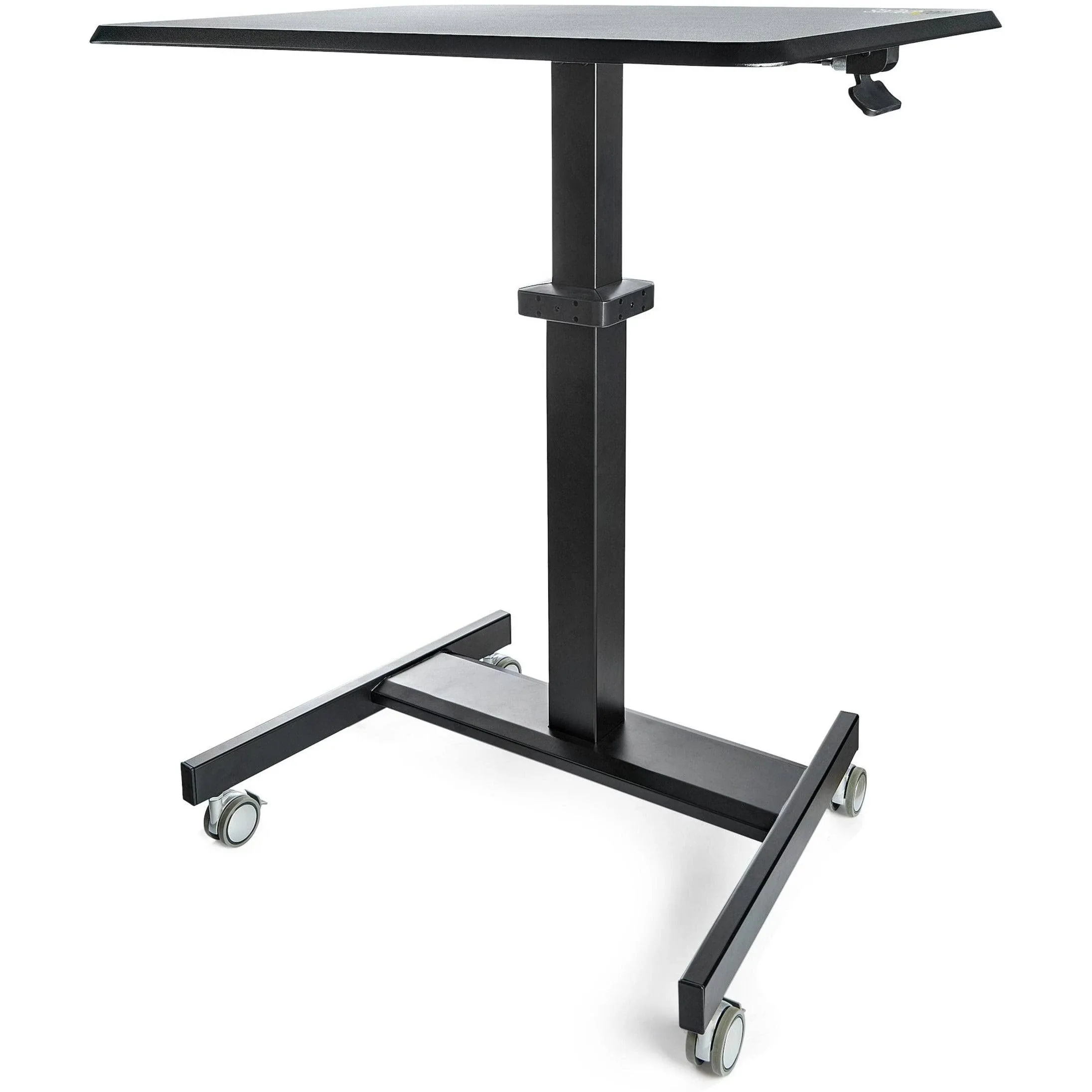 StarTech.com Mobile Standing Desk Portable Sit Stand Ergonomic Rolling Cart STSCART2