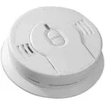 Kidde Smoke Detector, 10-Year Battery, LED Indicators, Replacement Alert, Test-Reset Button