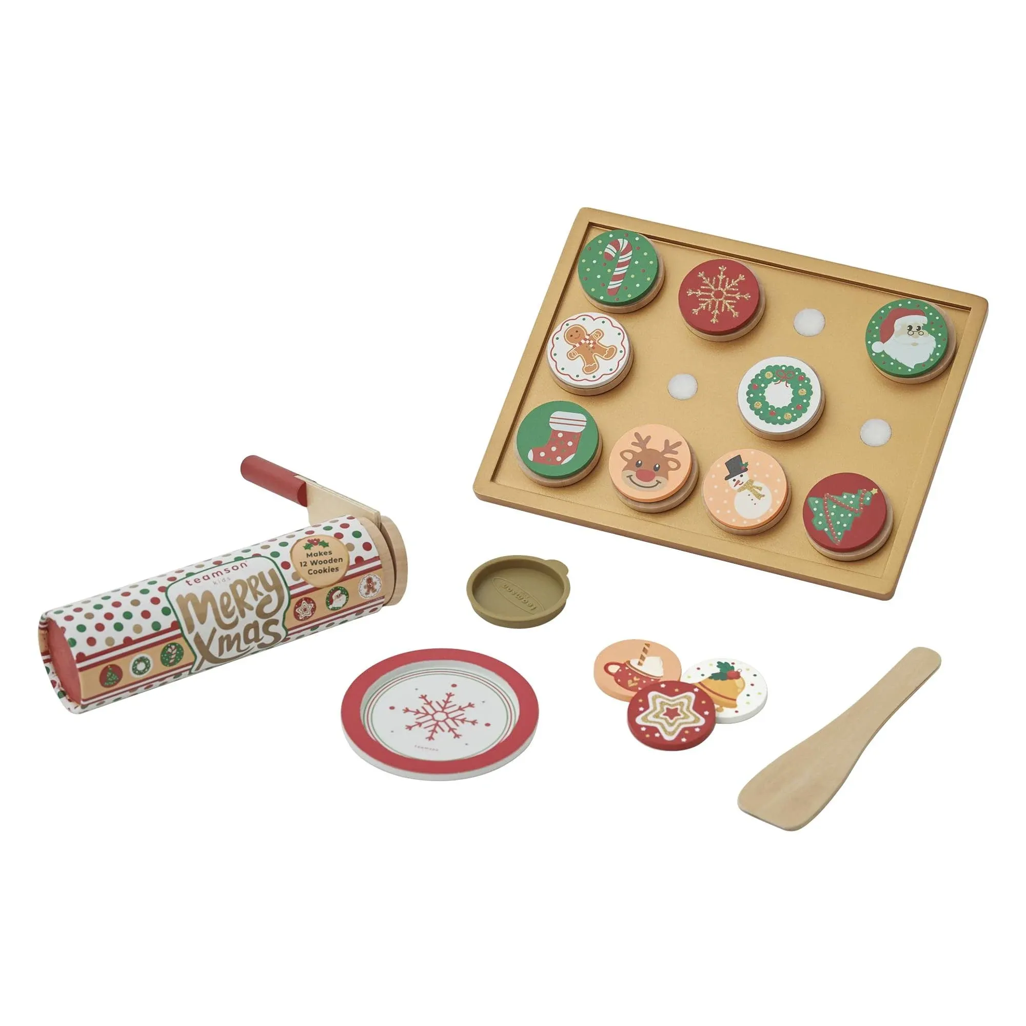 TEAMSON KIDS - CUTTABLE CHRISTMAS COOKIE PLAY SET