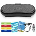 Bluefin Fitness Ultra Slim and Premium 3D Power Vibration Plate - Innovational Vibro Shaper 5 Programs + 180 Levels - Noiseless Home Fitness Bluetooth Speakers Easy Storage Sleek & Compact Design