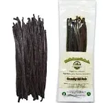 25 Vanilla Beans for Making Vanilla Extract Grade A - Non-GMO Planifolia Vanilla Beans Bulk, 6-8 Inches Vanilla Beans for Making Vanilla Extract