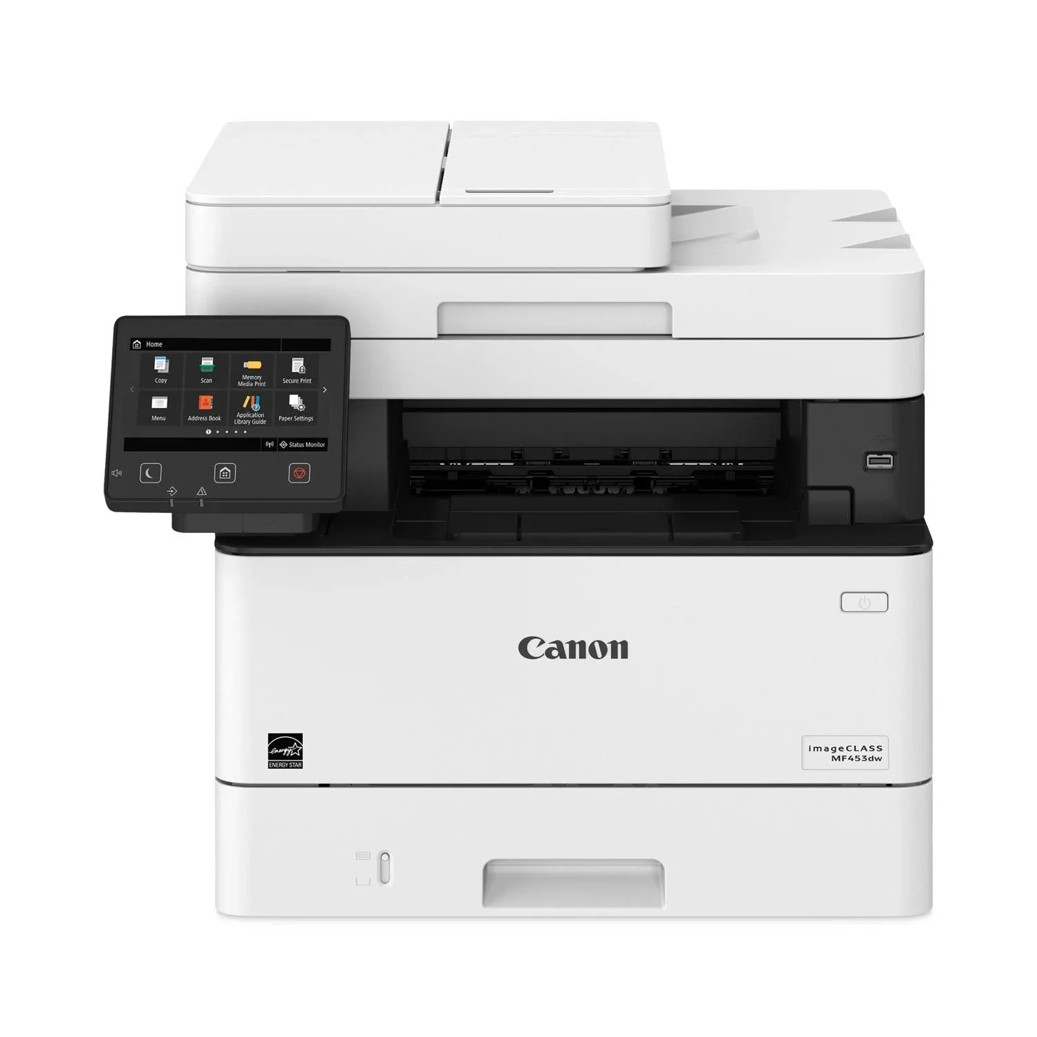 Canon - imageClass MF453dw Wireless Black-and-White All-In-One Laser Printer - White