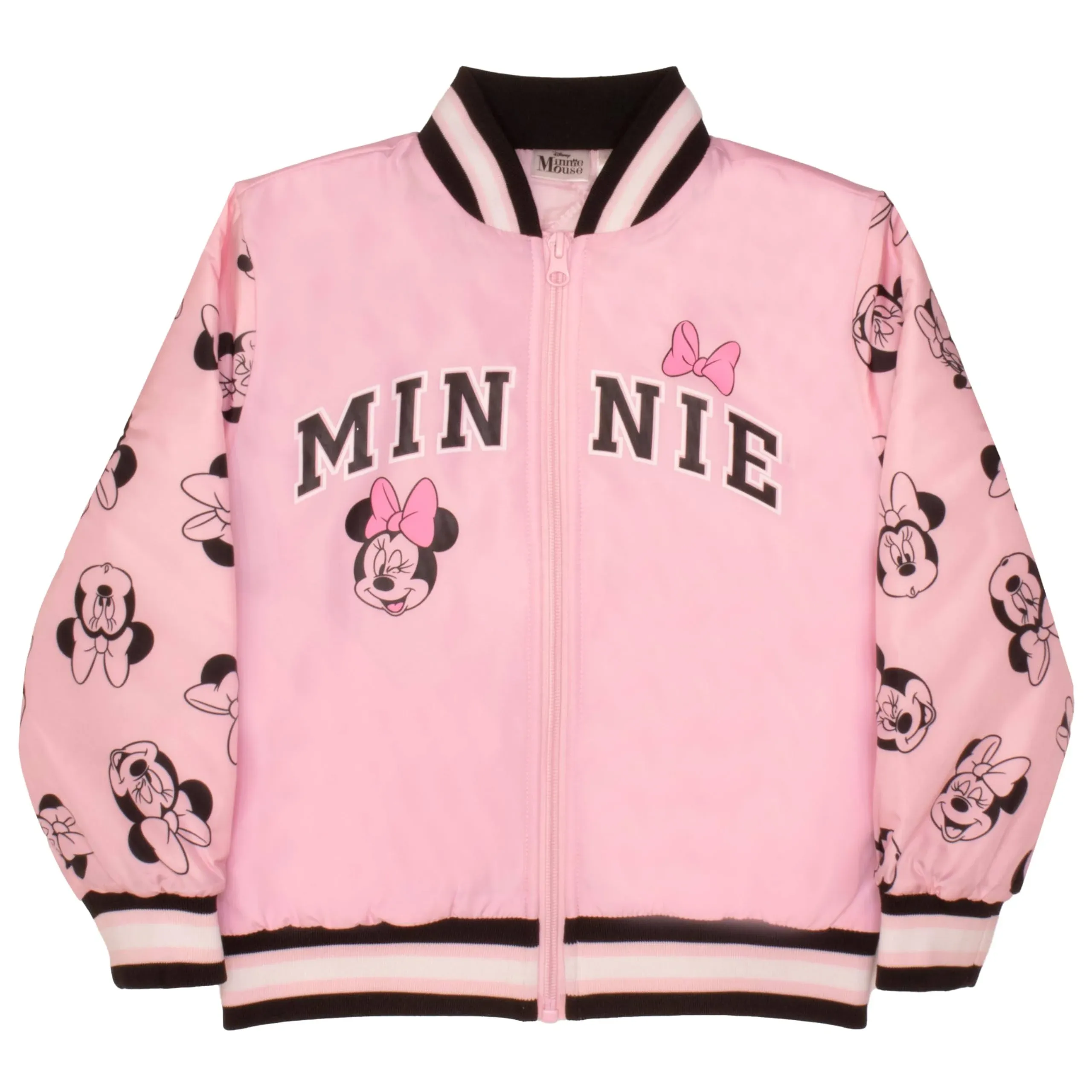 Disney Princesses Girls Bomber Jackets, Minnie Mouse, Lilo and Stitch, Little ...