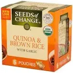 Seeds of Change Certified Organic Quinoa and Brown Rice with Garlic (8.5 oz., 6 pk.)