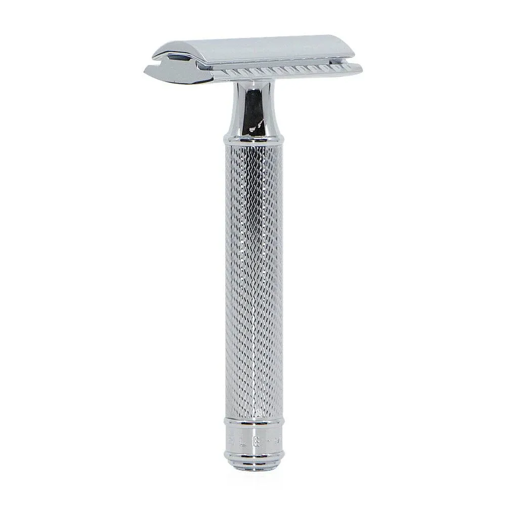 Muhle Traditional R89 Closed Comb Safety Razor Classic Chrome