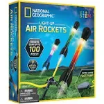 National Geographic 3 Light-Up LED Air Rockets and Launch Base STEM