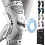 NEENCA Professional Knee Brace, Compression Knee Sleeve with Patella Gel Pad & Side Stabilizers, Knee Support Bandage for Pain Relief, Medical Knee