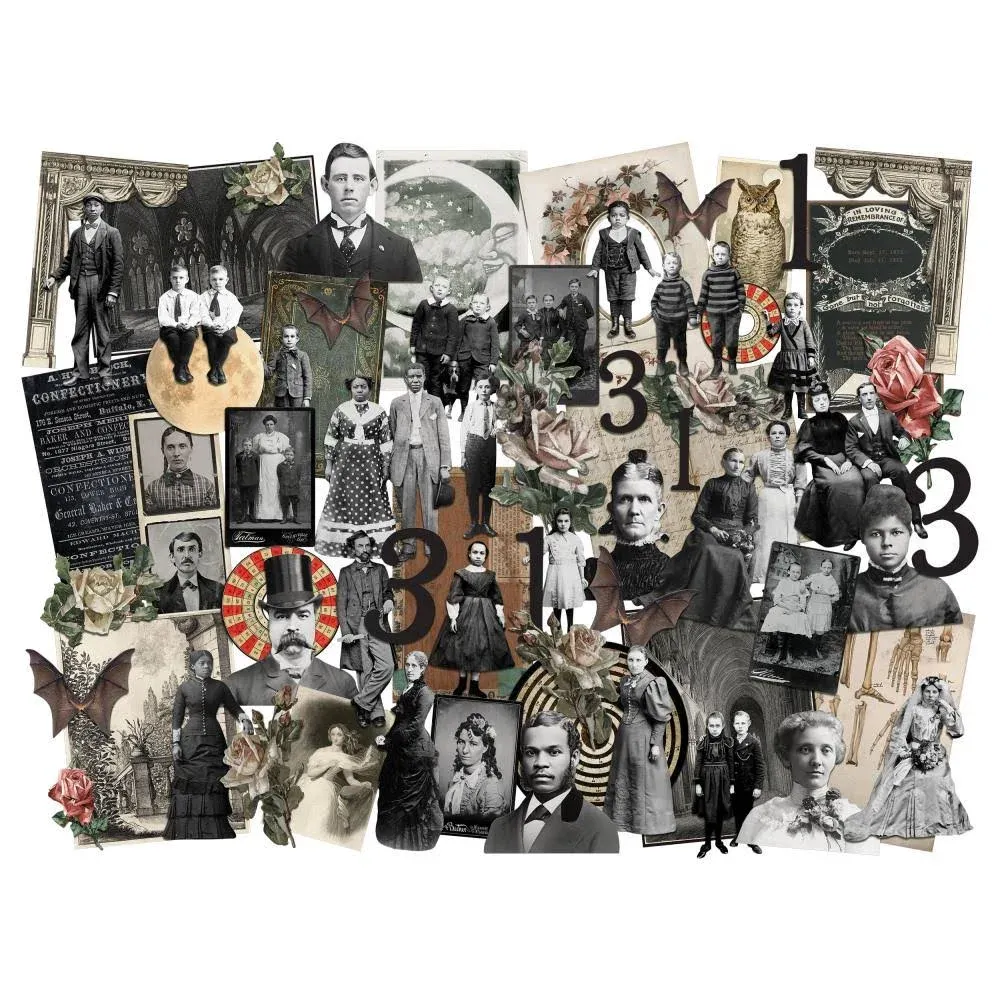 Tim Holtz Idea-ology Halloween Layers and Paper Dolls