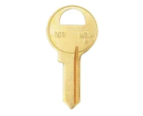 Ilco 1092 Master 4-Pin Padlock Key Blank - Brass - MAS-10E / M1 Br (Packs of 50)