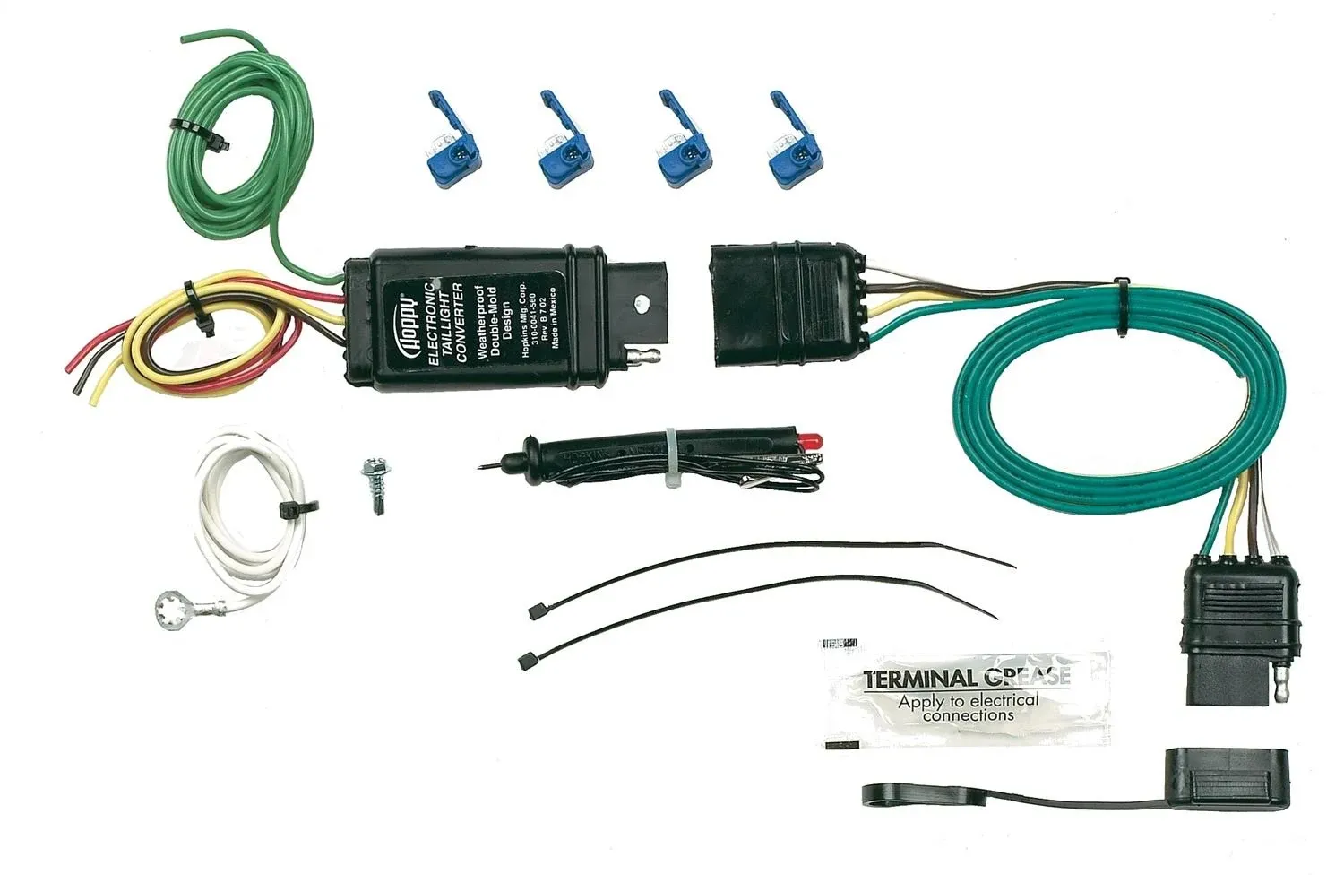 Hopkins Towing 46155 4 Flat Universal Kit w/converter (independent turn signals)