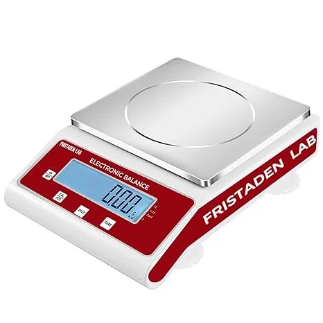 Fristaden Lab Digital Scale - High Precision 15kg x 0.1g, Multi-Use Gram Weight Scale for Laboratory, Kitchen, and Food Measurement, Analytical Balance for Scientific & Industrial Use