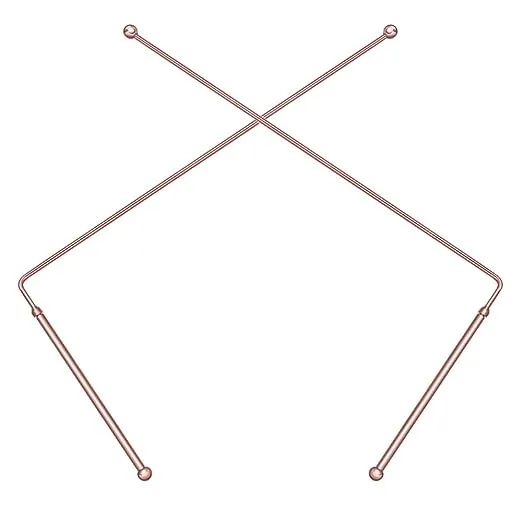 99.9% Copper Dowsing Rods - 2PCS Divining Rods - for Ghost Hunting Tools, Divining Water, Treasure, Buried Items Etc99.9% Copper Dowsing Rods - 2PCS Divining Rods - for Ghost Hunting Tools, Divining Water, Treasure, Buried Items Etc