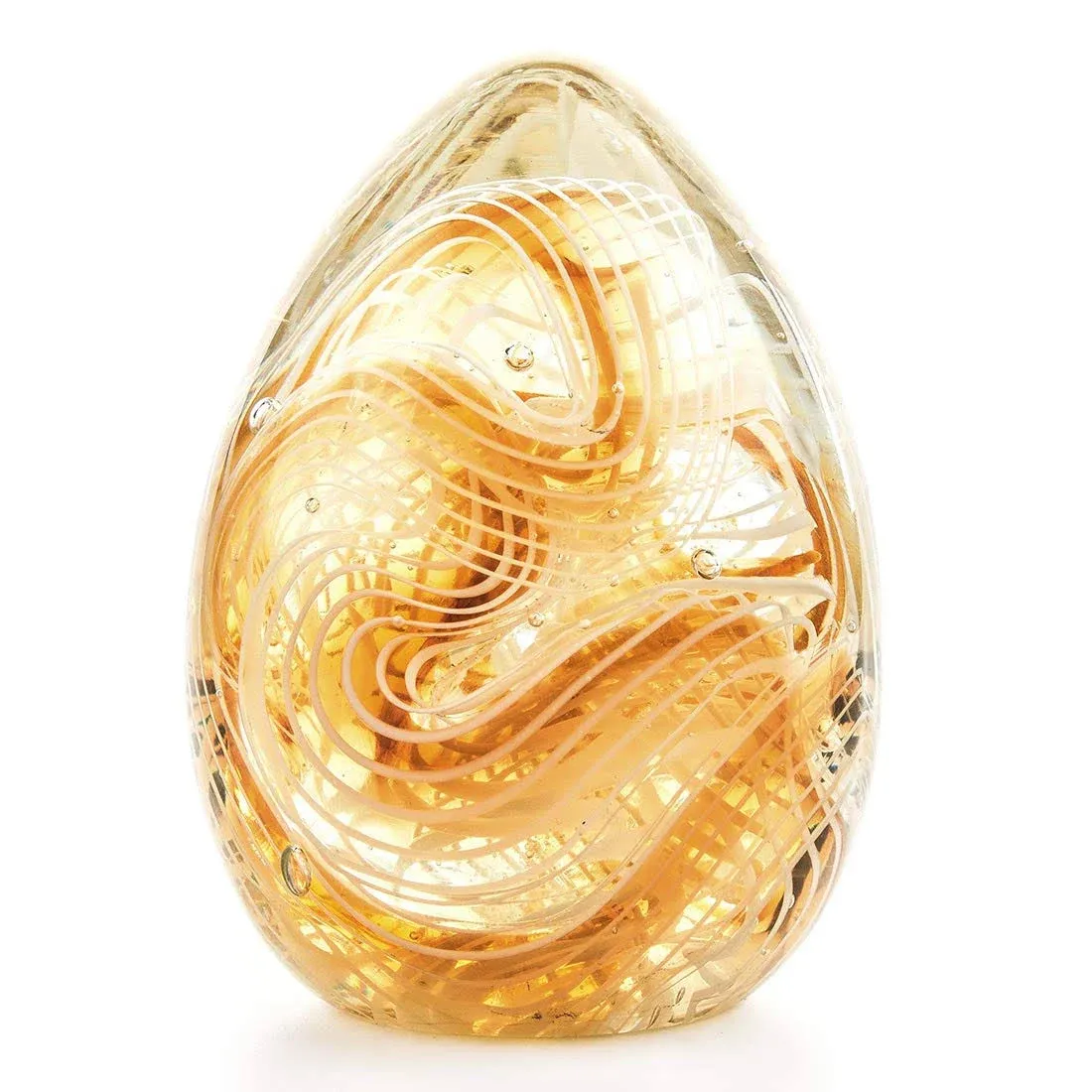 Crystal Blessings Paperweight Easter Eggs Blown Glass Art Figurine Collectibl...