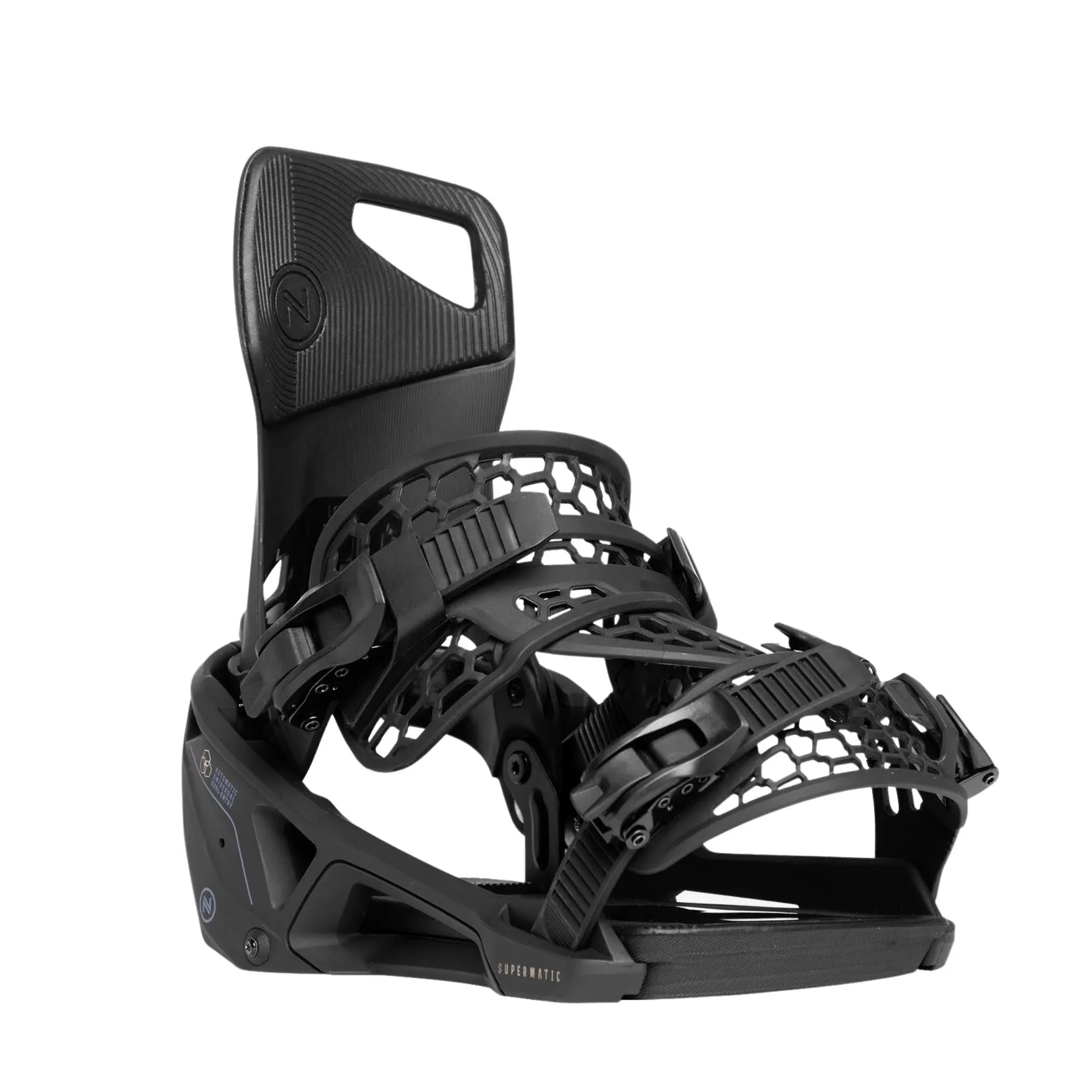 Nidecker Supermatic Snowboard Bindings Black L