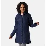 Columbia Women's Heavenly Long Hooded Jacket - Dark Nocturnal