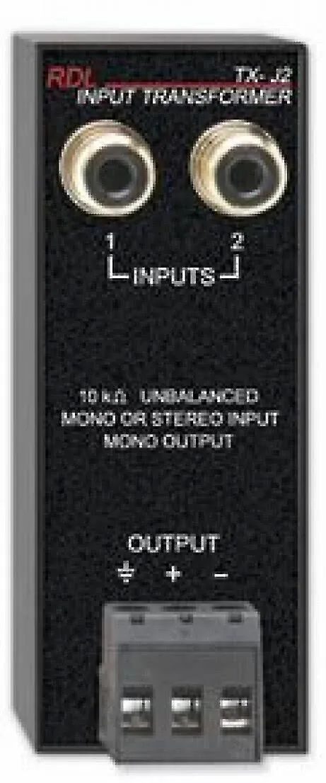 RDL TX-J2 Unbalanced Input Transformer