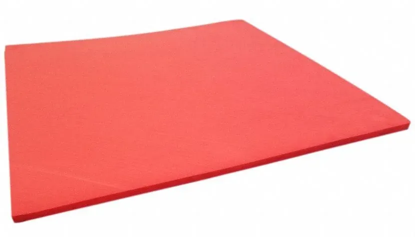 Polyethylene Sheet, L 24 in, Red ZUSA-XPE-160