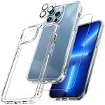 TAURI 5 in 1 for iPhone 13 Pro Case Crystal Clear