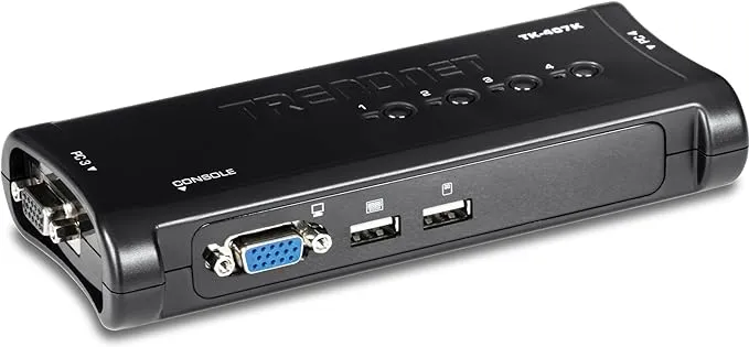 TRENDnet 4-Port USB KVM Switch Kit