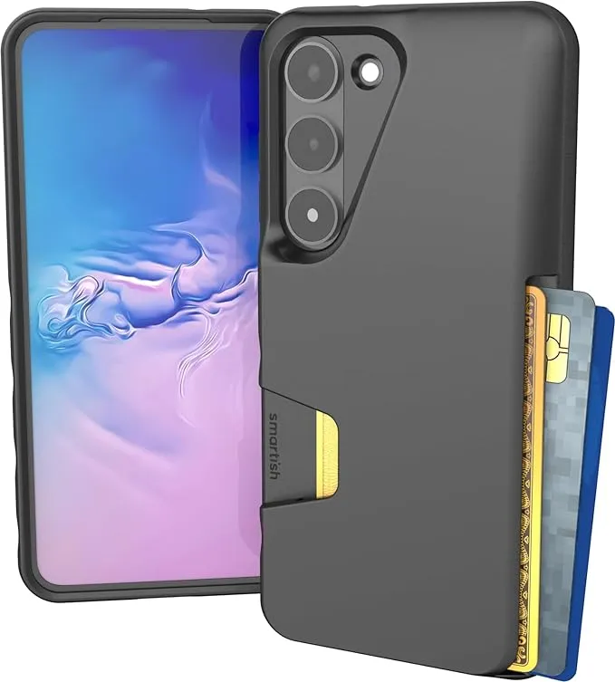 Smartish Galaxy S23 Ultra Wallet Case - Wallet Slayer Vol. 1 [Slim + Protective] Grip Credit Card Holder - Drop Tested Hidden Card Slot Cover for Samsung Galaxy S23 Ultra - Take a Hike