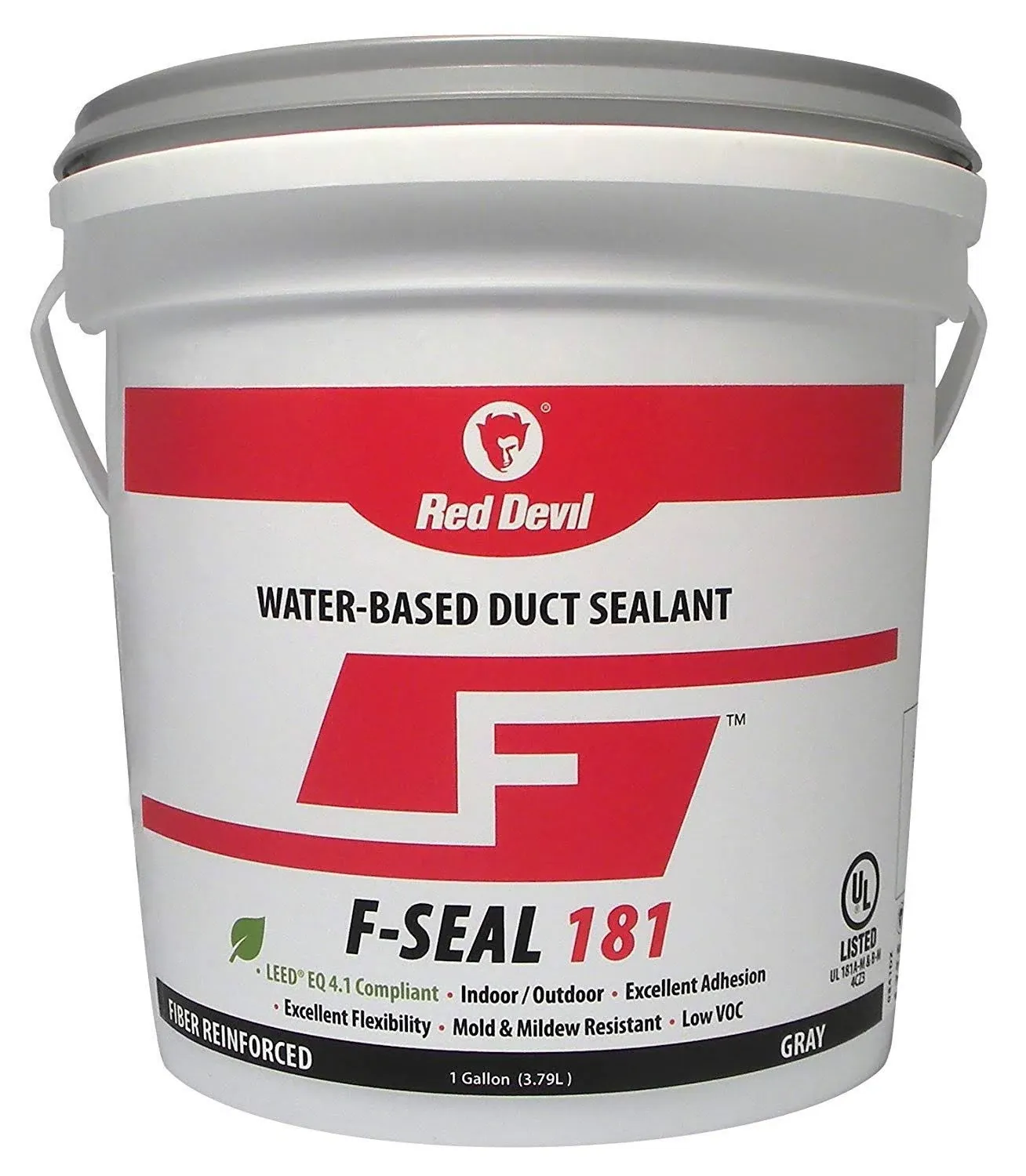 0841dx Fseal 181 Fiber Reinforced Water Based Duct Sealant 1 Gallon Gray