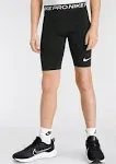 Nike Boys' Pro Dri-Fit Shorts, XL, Black/White