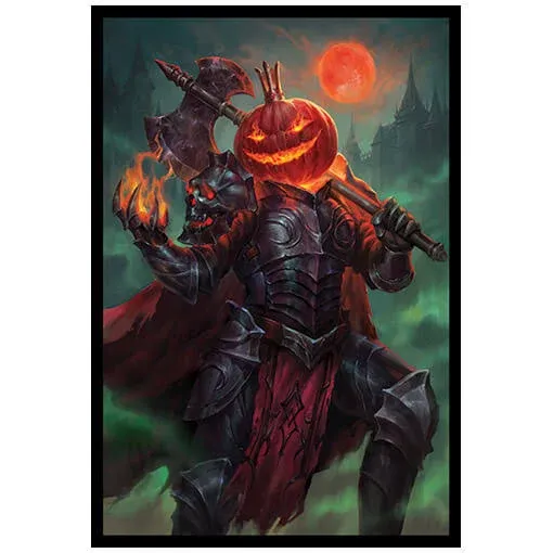 The Pumpkin King - 100 Matte Card Sleeves (FN35S) - Fantasy North (Mini)