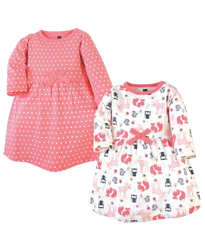 Hudson Baby Cotton Dresses Forest / 4 Toddler