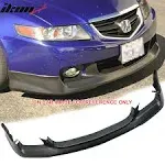 Pre-Painted Front Bumper Lip Compatible with 2004-2005 Acura TSX, Factory Style PU Painted Graphite Pearl (Color Code # NH658P) Front Lip Spoiler Splitter by IKON MOTORSPORTS