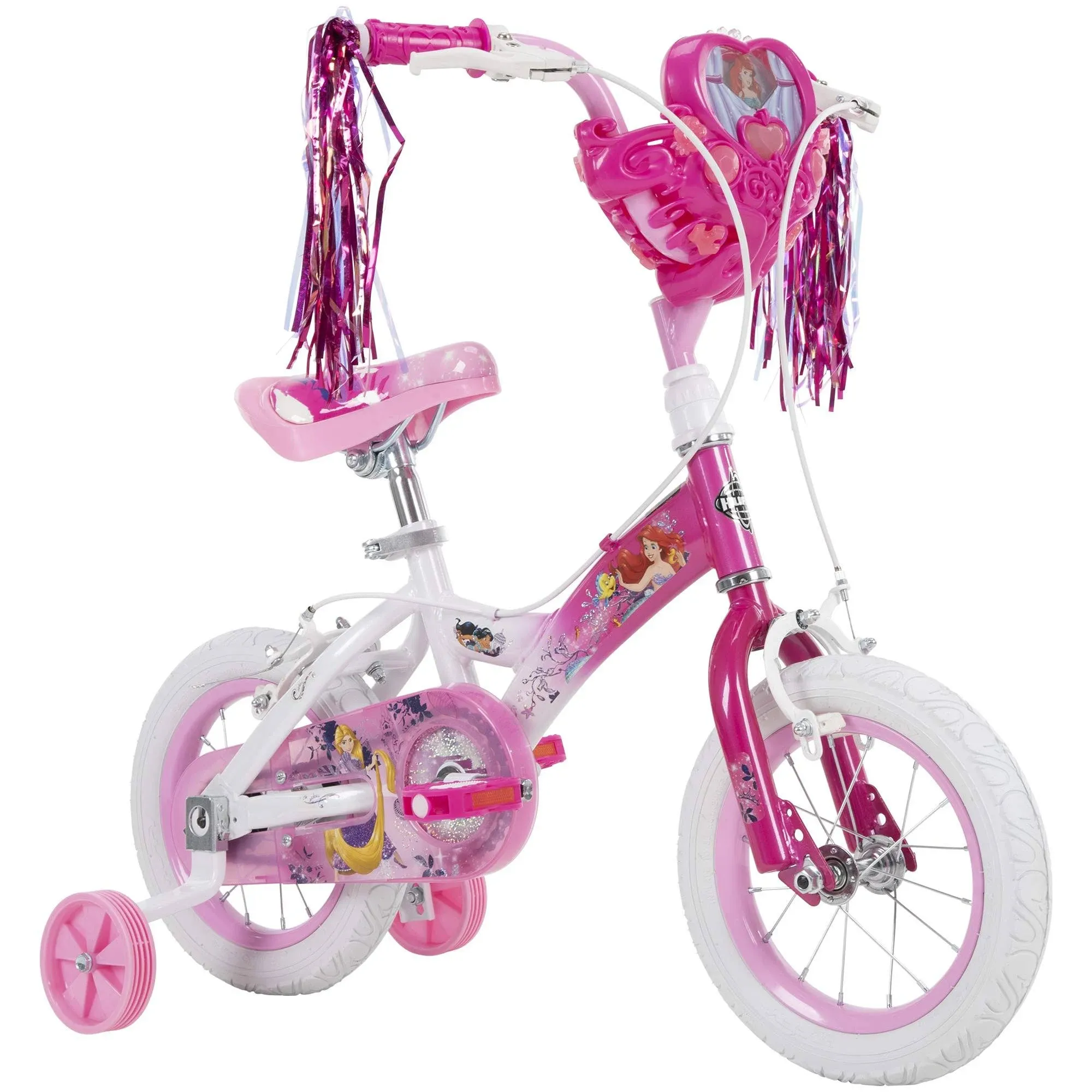 Huffy Disney Princess Kids Bike - 12 inch - Quick Connect Assembly - Pink