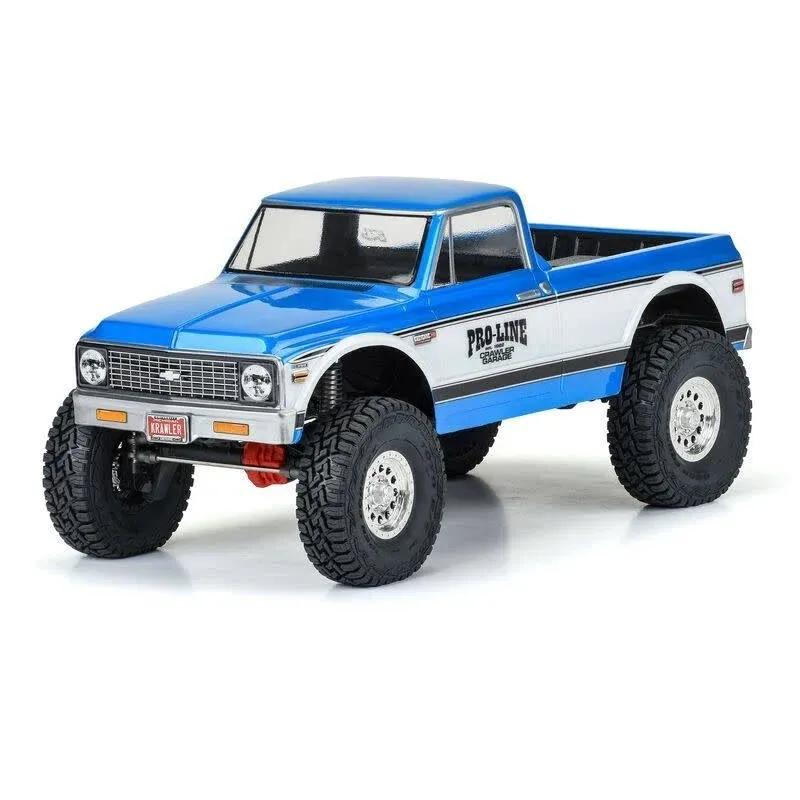 Pro-Line 3604-00 1/10 1972 Chevy K-10 Clear Body 12.3&#034; Wheelbase Crawlers