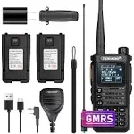 TIDRADIO 2nd Gen Tdh8 GMRS Radio Two Way RadioAPP ProgrammableSupport ChirpLong Range Walkie Talkies with 2pcs Rechargeabl