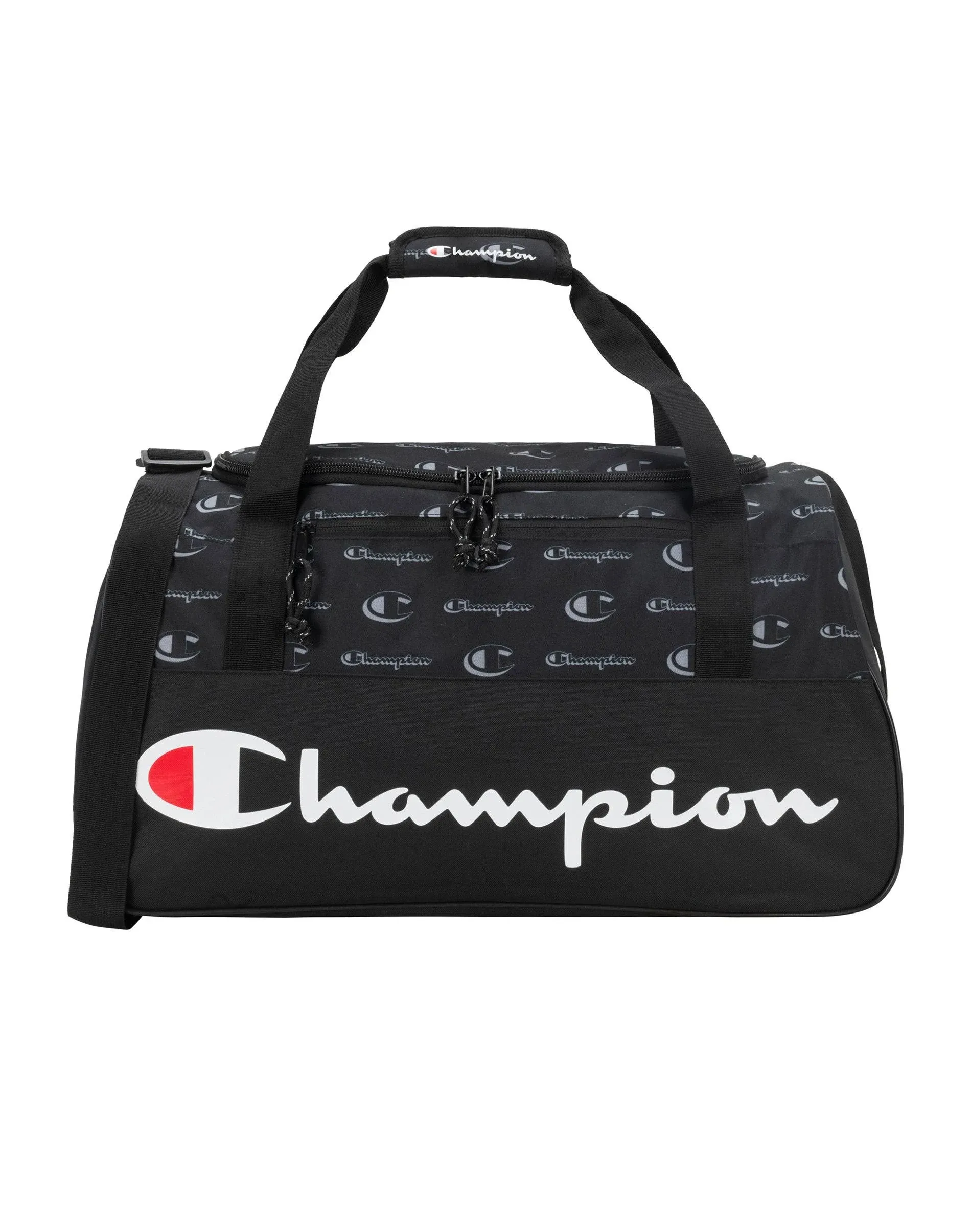 Champion Utility Medium Duffel Bag Black Traditional One Size unisex